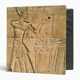Relief depicting Tuthmosis III making an Binder