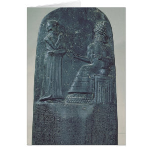Relief Figure of the God Shamash dictating laws