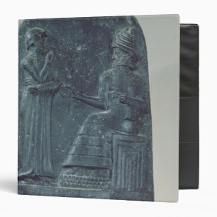 Relief Figure of the God Shamash dictating laws Binder