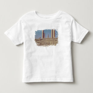 Relief frieze on the front of the eastern toddler t-shirt