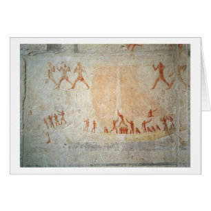 Relief from the Mastaba of Akhethotep depicting bo