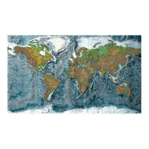 Relief Map of the earth