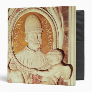 Relief of Damasus I  on a nave pilaster Binder