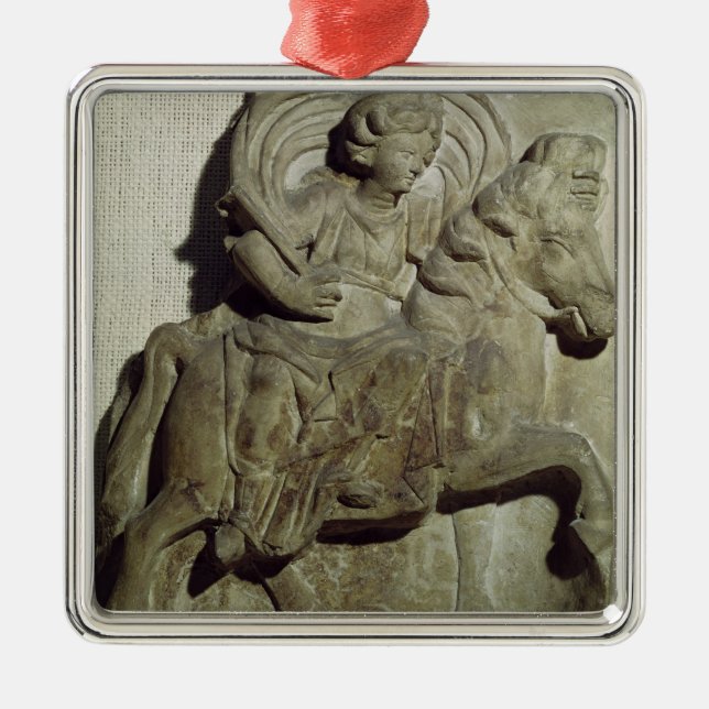 Relief of Epona, Gaulish goddess Metal Ornament (Front)