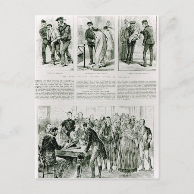 Relief of Irish Distress Postcard (Front)