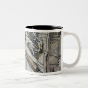 Relief of the Apotheosis of Emperor Antoninus Two-Tone Coffee Mug