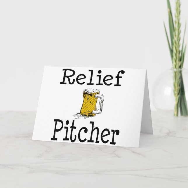 Relief Pitcher Holiday Card (Front)