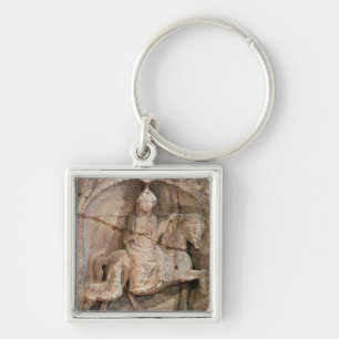 Relief representing Epona, Gaulish goddess Keychain