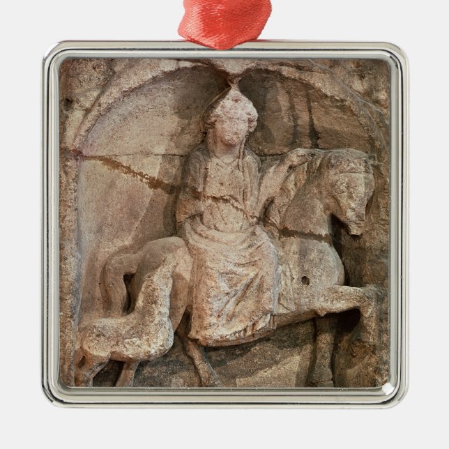 Relief representing Epona, Gaulish goddess Metal Ornament (Front)