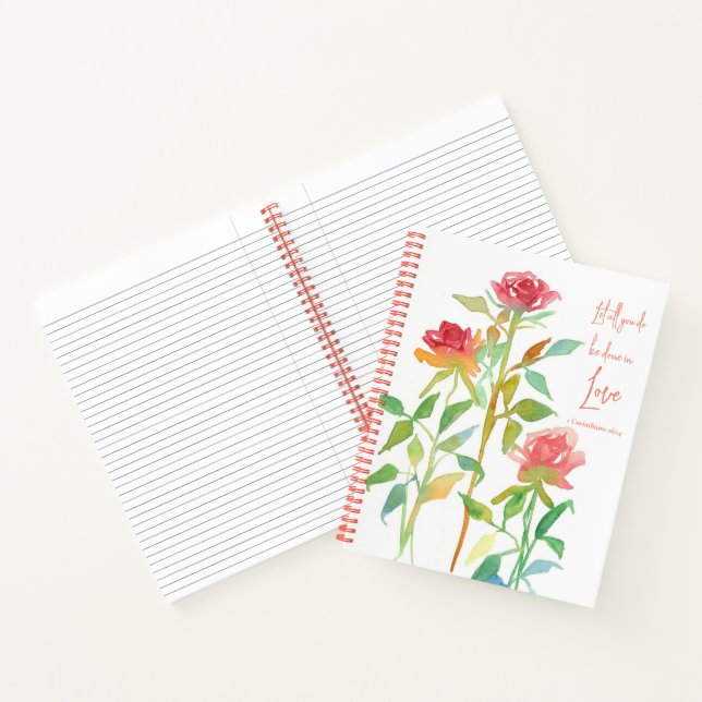 Religieux 1 Corinthiens 16 14 Journal de prière Ro (Intérieur)