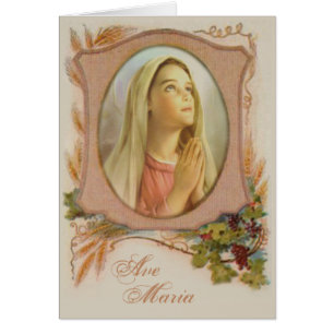 Religieux catholique béni par cru de Vierge Marie