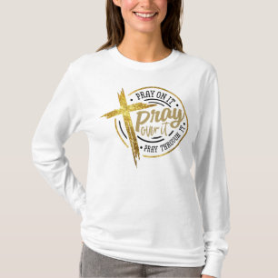 Religieux chrétienne Priez Sur Le T-shirt