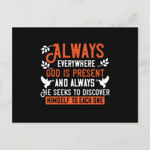 Religion - Always Everywhere God Is Present Postcard