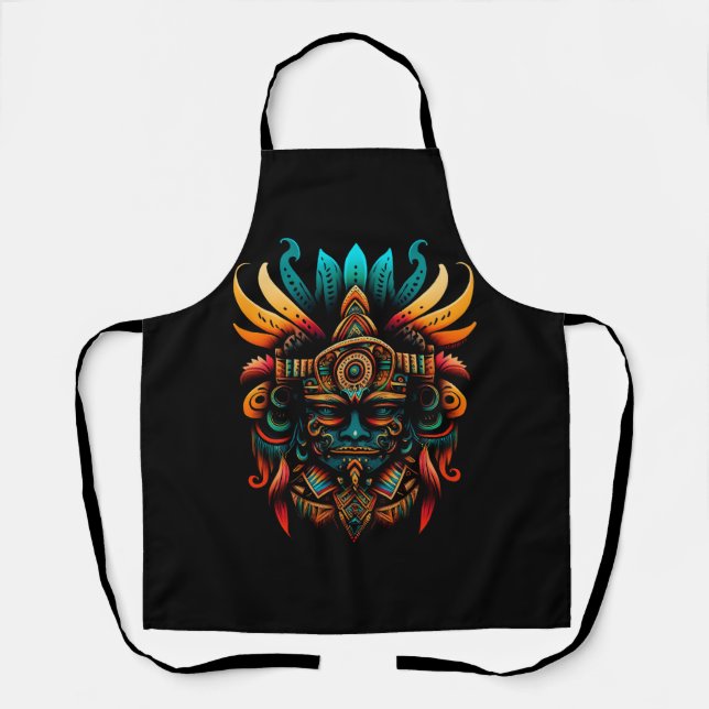 Religion Aztec God Tlaloc Mayan Mythology Deity Me Apron (Front)