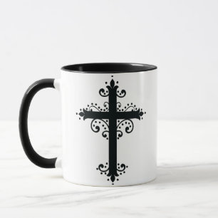 Religion Cross with an ornament Mug