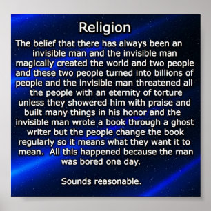 religion explained poster