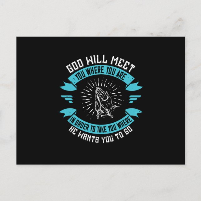 Religion - God Is Most Glorified In Us Postcard (Front)
