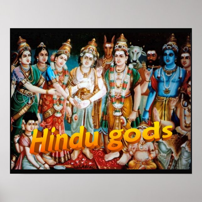 Religion, Hinduism, Hindu gods Poster (Front)