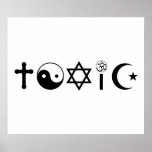 Religion Is Toxic Freethinker Poster<br><div class="desc">Known to be toxic.</div>