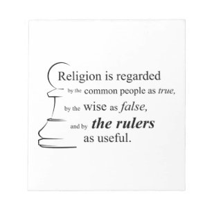 Religion is useful notepad