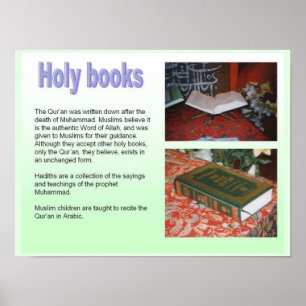 Religion, Islam, Holy Books Poster