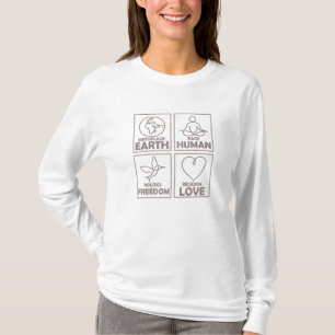 Religion Love Freedom Life Human Being T-Shirt