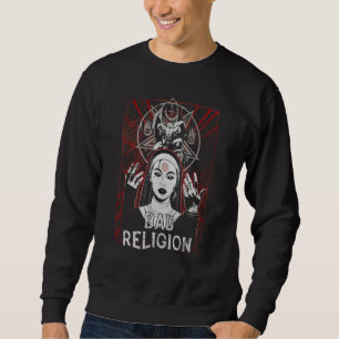 Religion Nun Bad Nun Red Satan Sweatshirt