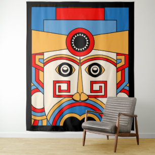 Religion Tiki Tapestry