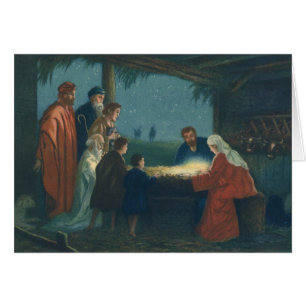 Religion vintage, Adoration des bergers