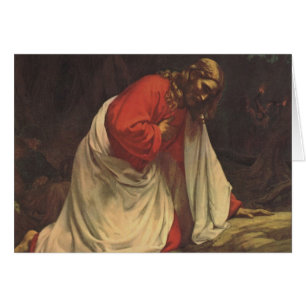 Religion vintage Jésus Christ Jardin de Gethsémani