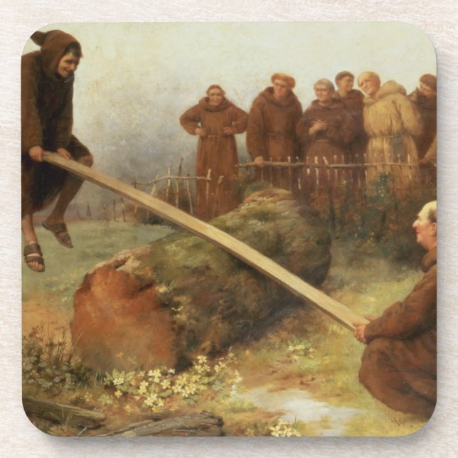 Religion Was Never Designed to Make Our Pleasure L Coaster (Front)