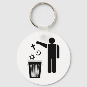 Religion Wastebin Keychain