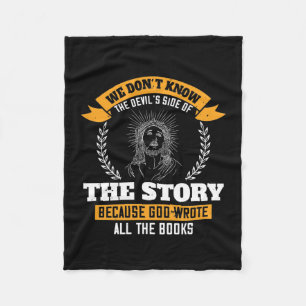 Religion - We Don't Know The Devil's Side Fleece Blanket