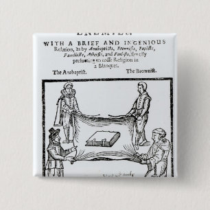 Religions Enemies, 1641 2 Inch Square Button