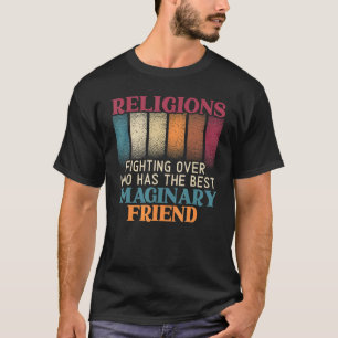 Religions Fighting Over Who Has The Best Imaginary T-Shirt