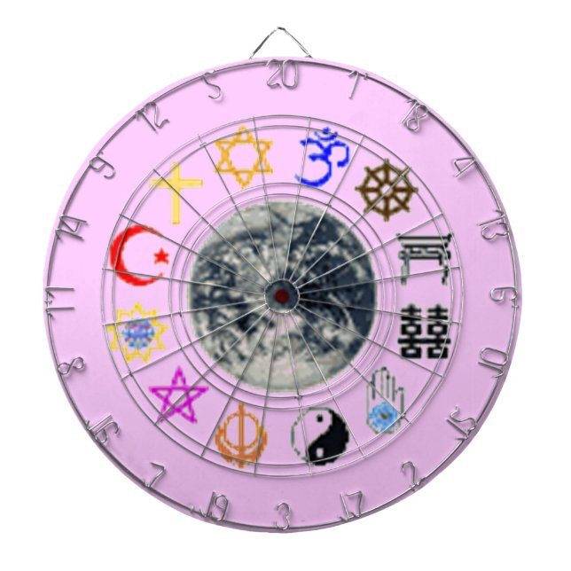 RELIGIONS OF THE WORLD DARTBOARD (Front)