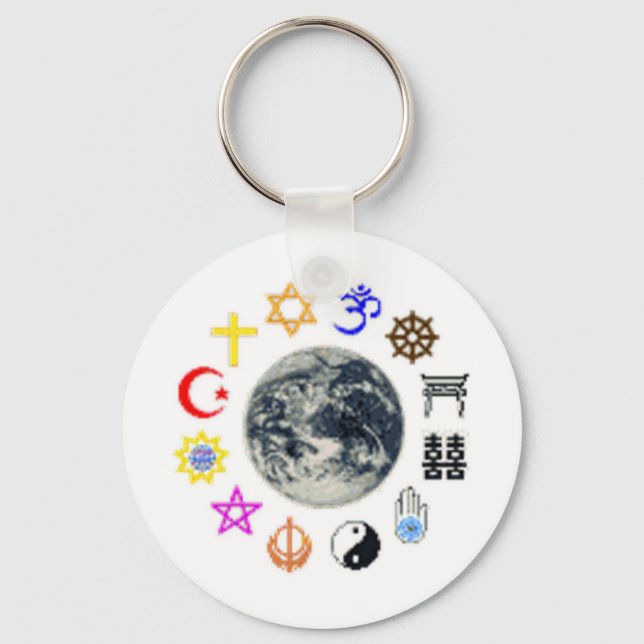 RELIGIONS of the WORLD Keychain (Front)