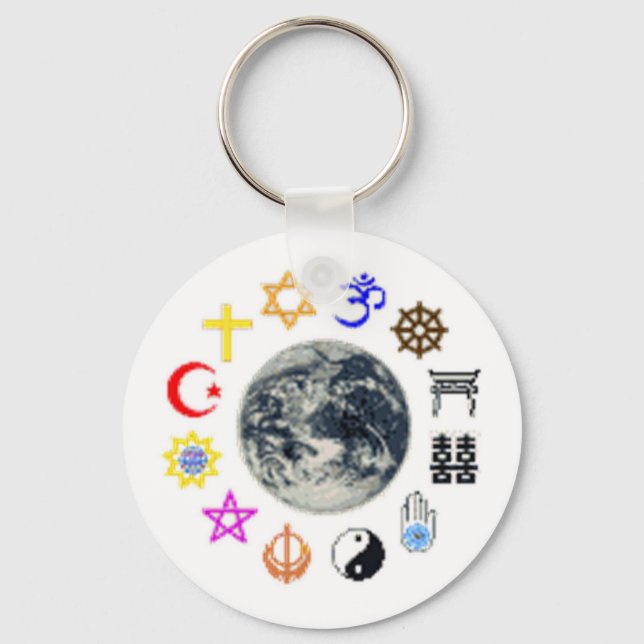 RELIGIONS of the WORLD Keychain (Front)