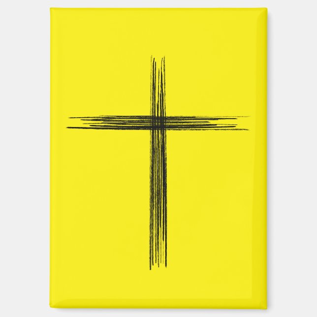 Religiöses Kreuz Magnet (Front)