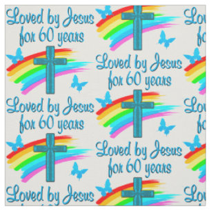 RELIGIOUS 60 YR OLD FABRIC