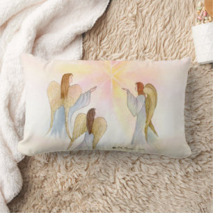 Religious Angels Personalized Lumbar Pillow