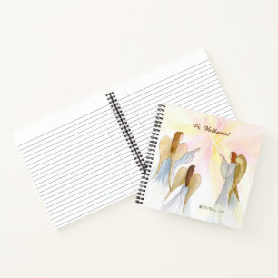 Religious Angels Personalized Notebook