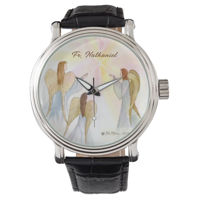 Religious Angels Personalized Watch (Front)