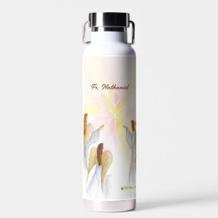 Religious Angels Personalized Water Bottle