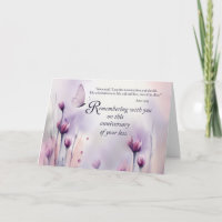 Religious Anniversary of Loss Flowers Butterfly