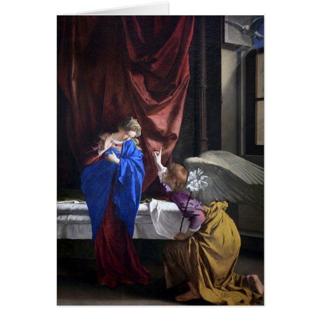Religious Annunciation Virgin Mary Memorare Prayer (Front)