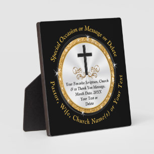 Religious Appreciation Plaques, Personalized Plaque