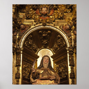 Religious art representing Santa Teresa 2 Poster