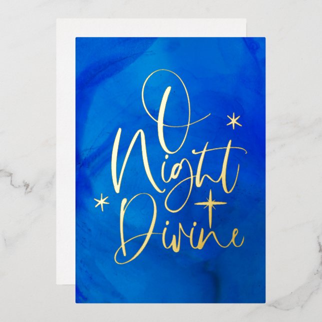 Religious Beautiful Gold Foil Card (Front/Back)