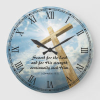 Religious Bible Quote Verse Personalizable Clock